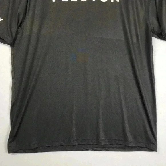 Peloton Century 100 Men's Shirt 2XL Black Short Sleeve Poly/Spandex Spin Workout - Picture 6 of 8
